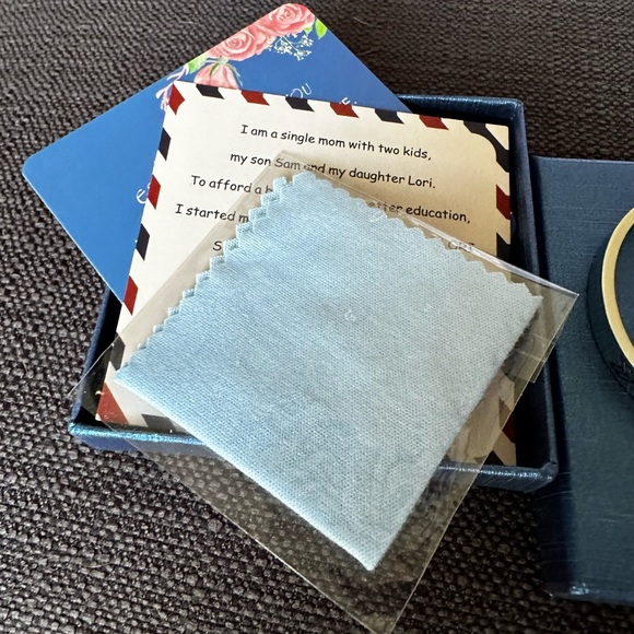 Sam and Lori Silver Colored Metal Cuff Bracelet “Be Brave Be Strong Be Badass” - Picture 6 of 6